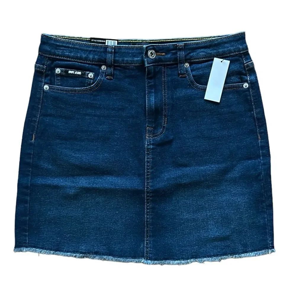 NEW DKNY Mid Rise Jean Skirt